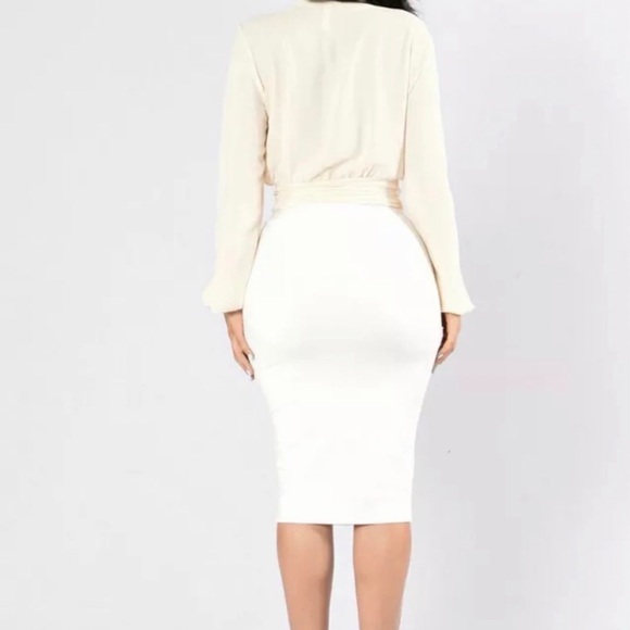 Fashion nova Little White Lies Top - Ivory, Size S Fashion nova Little White Lies Top - Ivory, Size S